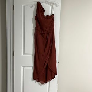 David’s Bridal Cinnamon Bridesmaid Dress Size 8. Never worn, tags on.